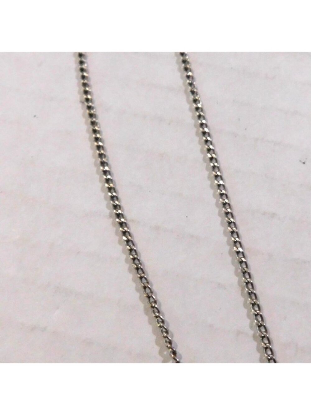 Vintage Sterling Chapel Cross Necklace 27" Endless Chain Ornate 2” Pendant - Picture 6 of 9